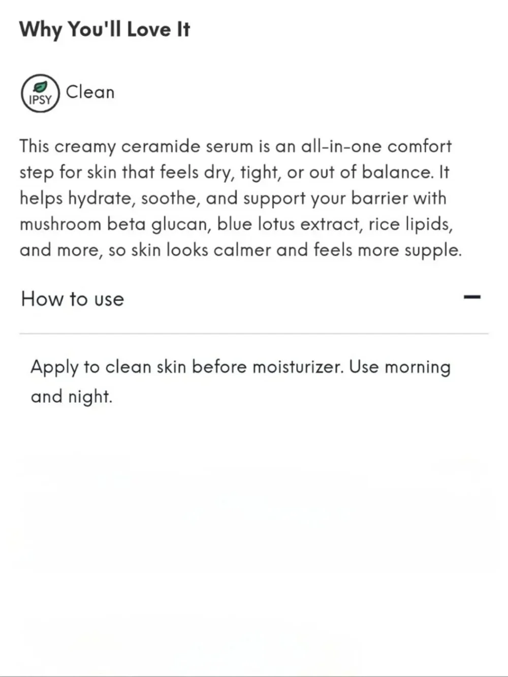 EARTH HARBOR NATURALS Probiotic Horizon‎ Ceramide Repair Serum (NEW IN BOX!)